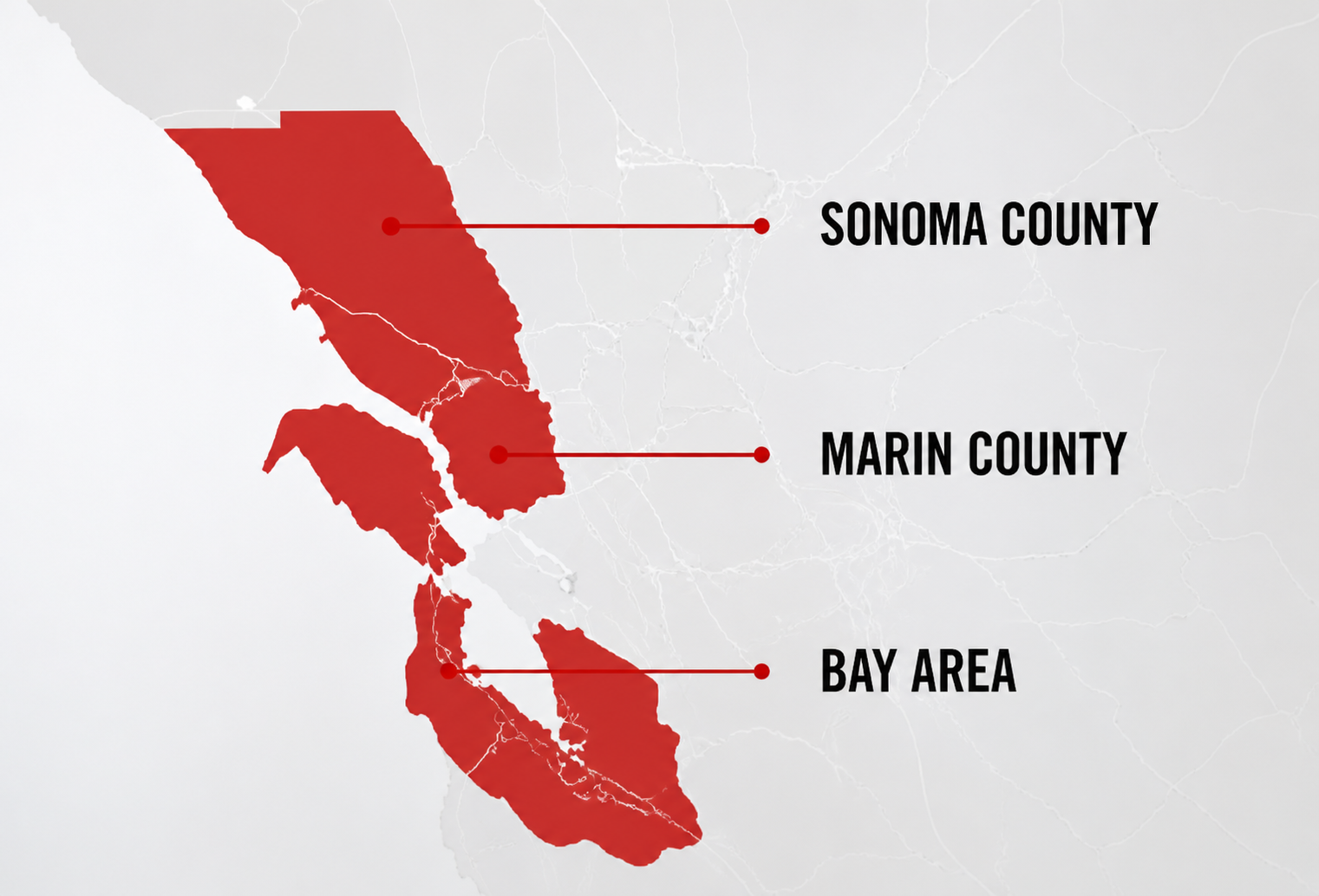 Areas we serve
